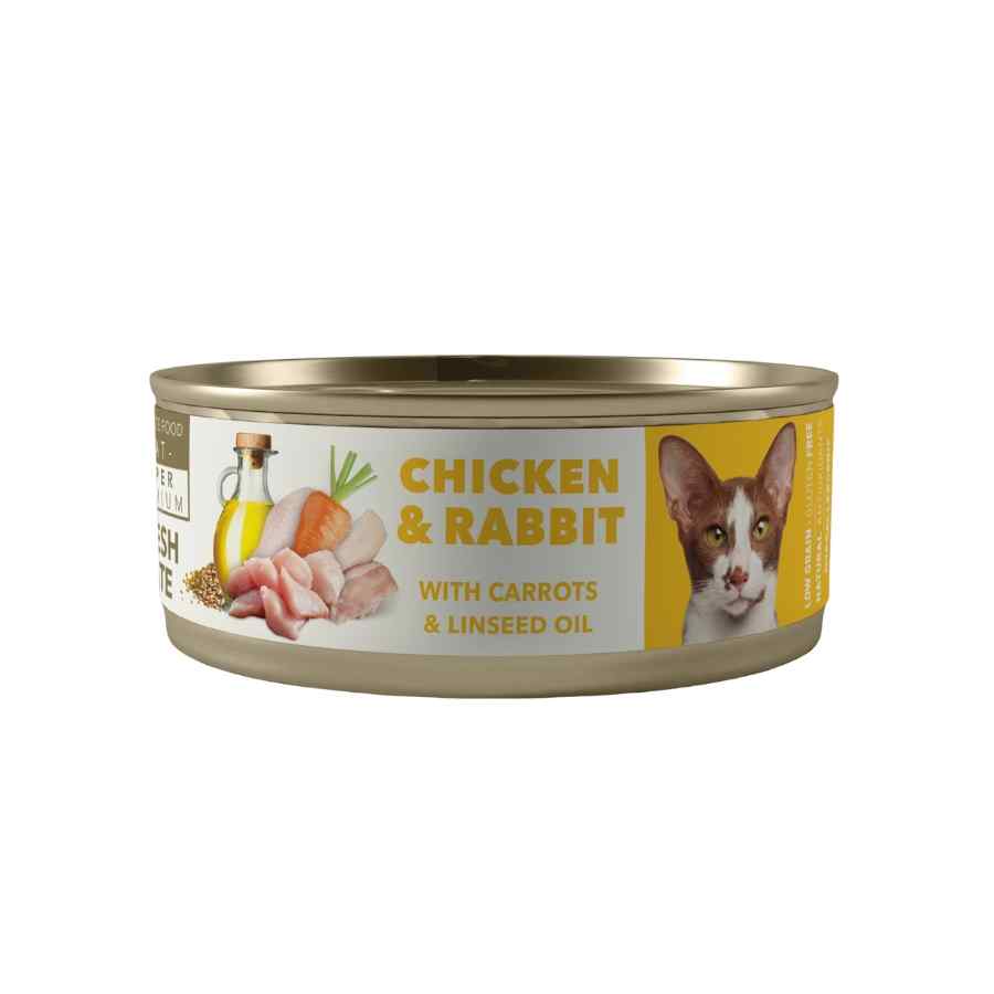 Amity Chicken And Rabbit Adult Sterilized Cat Wet Food 80 Gr, , large image number null